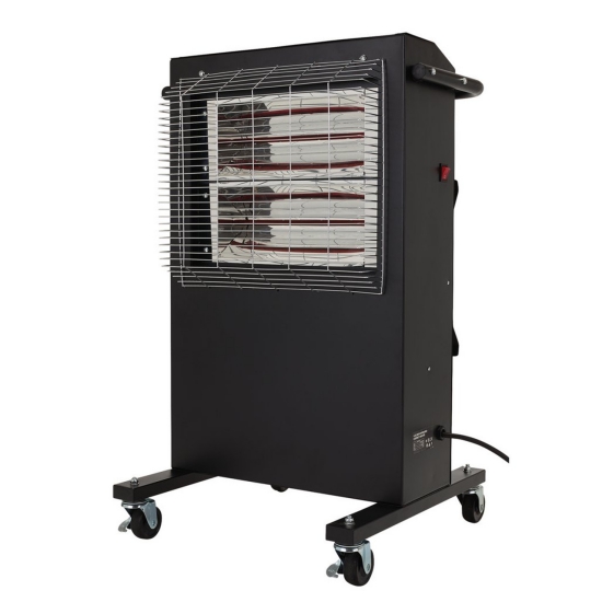 Draper 04745 230V 2.8kW 9553 BTU Infrared Cabinet Heater