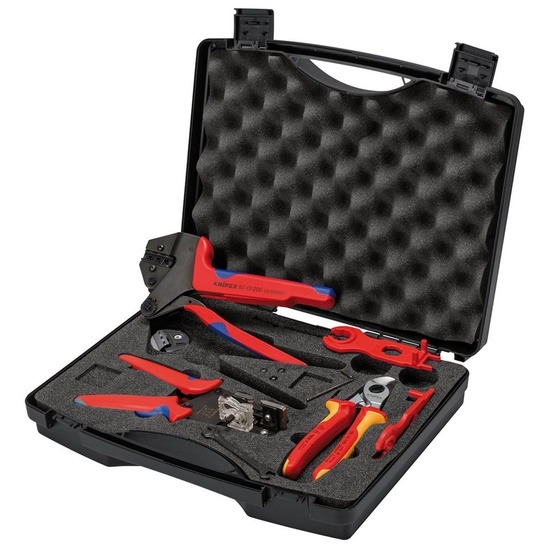 Knipex 97 91 04 V02 Tool Case for Photovoltaics for solar cable connectors MC4 (Multi-Contact) 13169