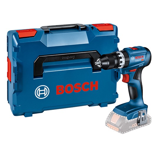 Bosch GSB 18V-45 Cordless Combi & L-Boxx - Body Only