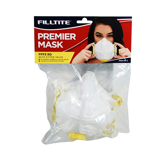 Filltite FFP3-RD Premier Face Mask with Valve