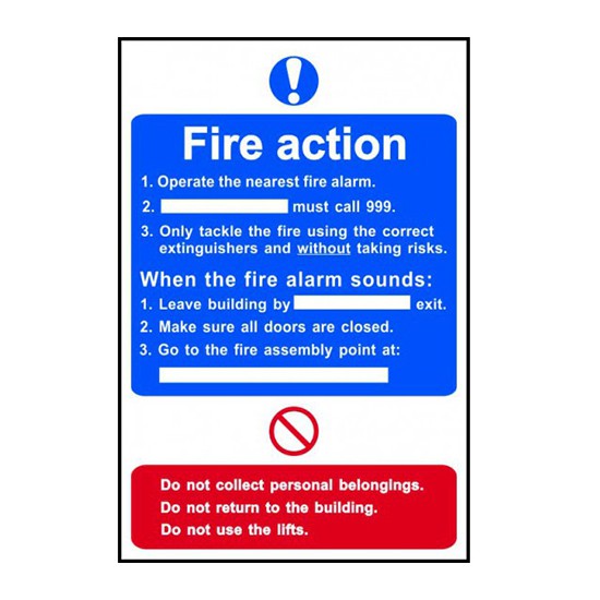 Fire Action Procedure - PVC