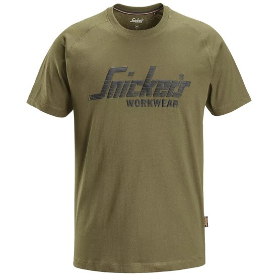 Snickers 2590 Logo T-Shirt Green