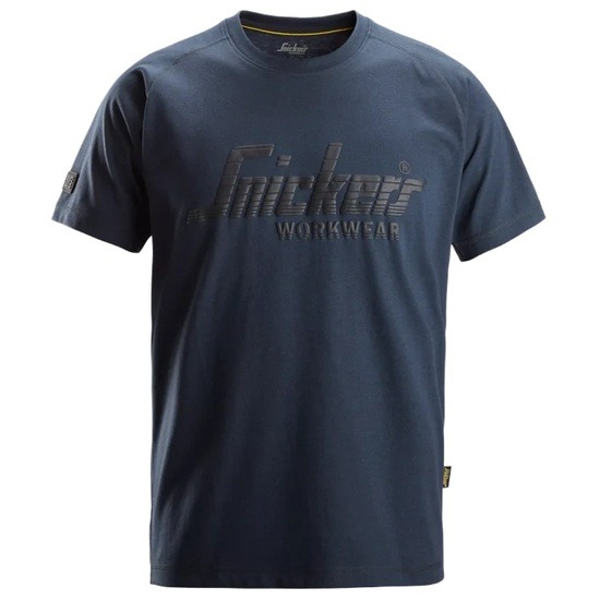 Snickers 2590 Logo T-Shirt - Navy