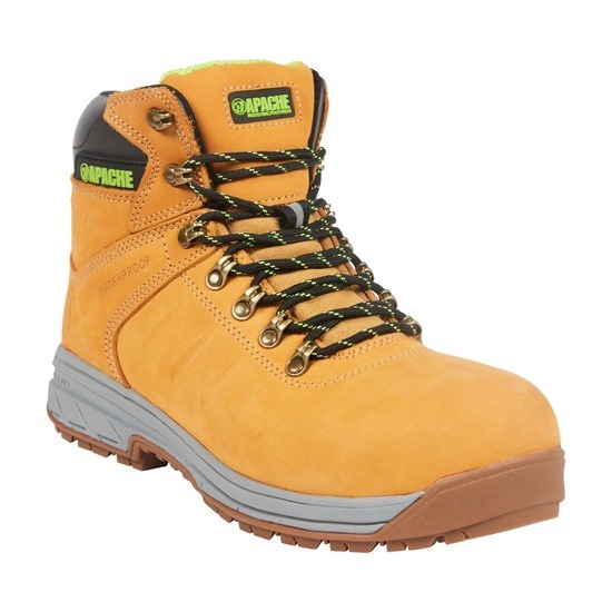 Apache Moose Jaw Wheat Leather Waterproof Safety Boots