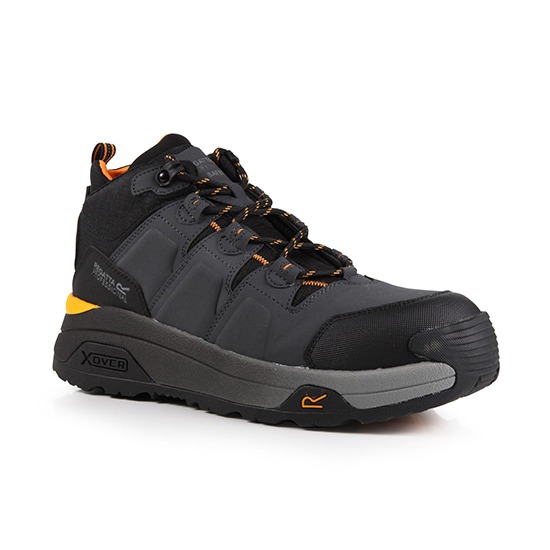 Regatta Professional TRK214 HyperFort Black Gun Metal Safety Hiker Boots