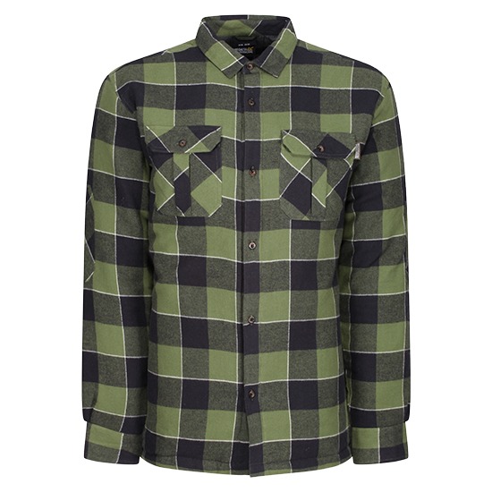 Regatta Professional TRS216 Shelford Green Check Padded Shirt