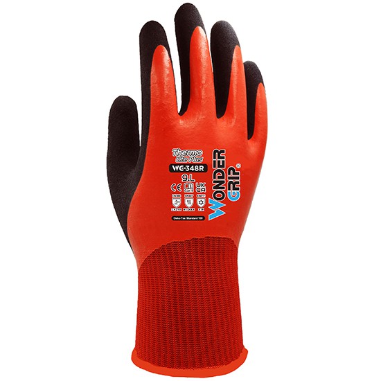 Wondergrip WG-348R Thermo-Lite Plus Gloves - Water Repellent Thermal Grip