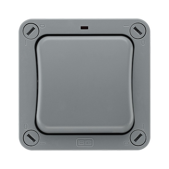 BG Storm WP12 1 Gang 2 Way 20A Weather Proof Switch - IP66