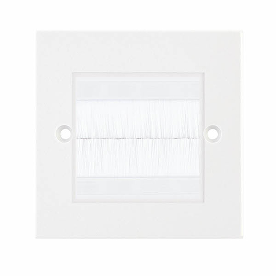 LGA SQ-7 1g Media Plate - White c/w White Brush