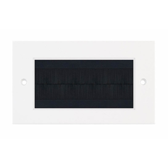 LGA SQ-6 2g Media Plate - White c/w Black Brush