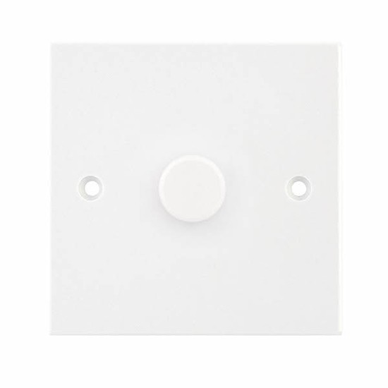 LGA Selectric Smooth White Dimmer Switch