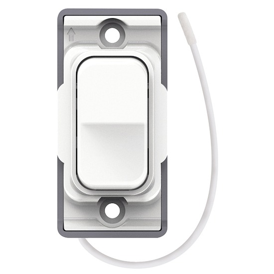 LGA Selectric SGRID360-489 Retractive White On & Off Switch with White Insert