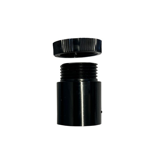 Falcon Black Male Adaptor x Conduit Coupler