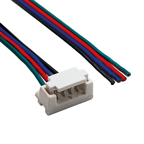 ALL LED ASCC144/RGB/LE/IP IP65 Live End Connector for RGB LED Strip Lighting