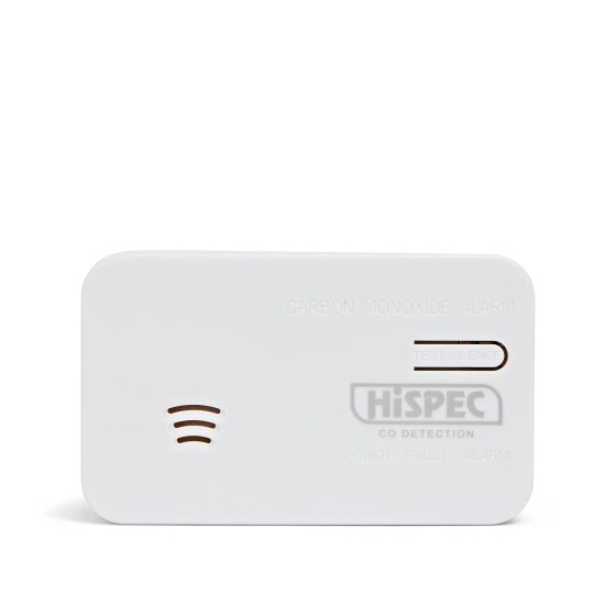 Hispec HSA/BC/10 Lithium Battery 10-Year Carbon Monoxide Alarm