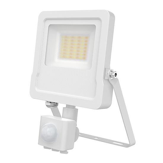 Diamond DU2W-30TP Dunham II 3CCT IP65 30W 4 Core Flex White Floodlight with PIR