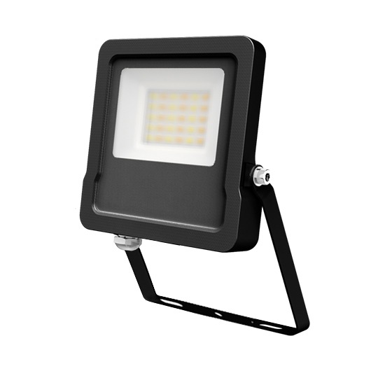 Diamond Dunham II 3CCT IP65 4 Core Flex Black Floodlight