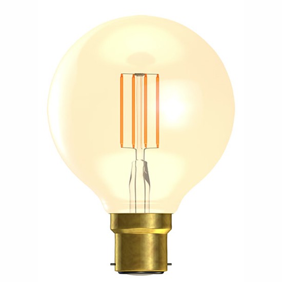 Bell 60799 3.3W BC Amber 2000K Vintage Globe LED