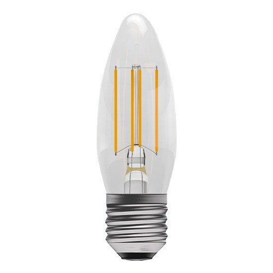 Bell 60705 3.3W ES 2700K Filament Clear LED Candle