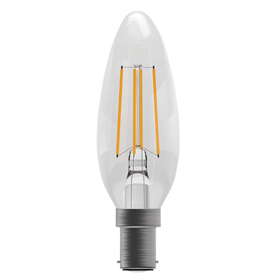 Bell 60704 4W SBC 2700K Clear LED Filament Candle