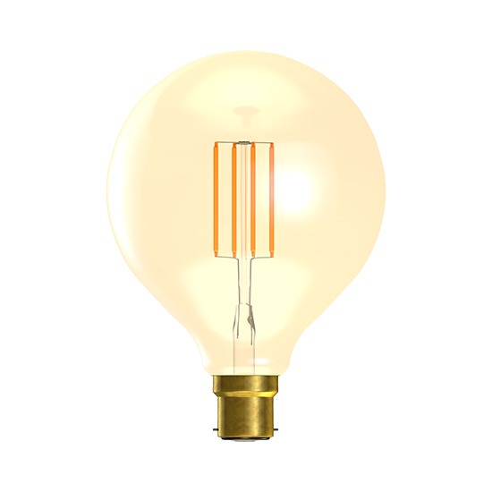 Bell 60801 BC 2200K 3.3W Vintage Amber 125mm LED Globe
