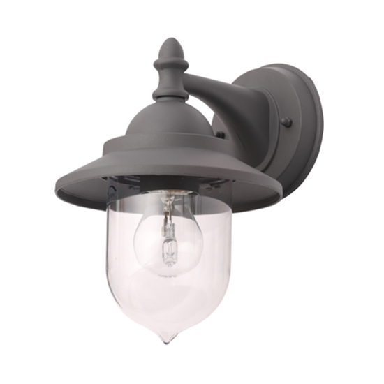 Forum ZN-31757-ANTH Anthracite Grey Leek Mini Fishermans Lantern