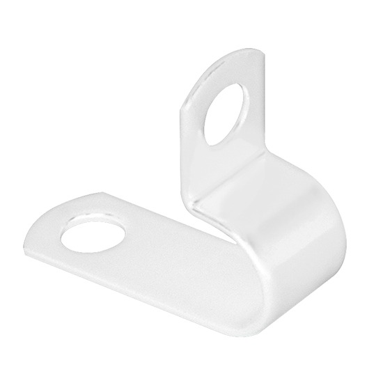 Unicrimp QPC30LSFW White 7.5 - 7.9mm LSF P-Clip - Pack of 100
