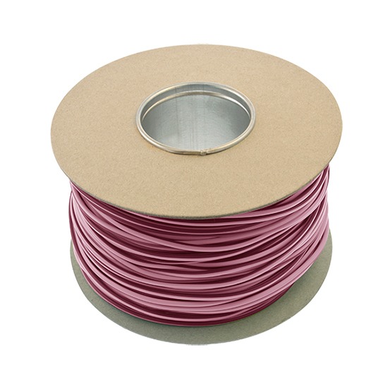 Unicrimp QES3PK PVC Pink Sleeving - 100 Metres x 3mm