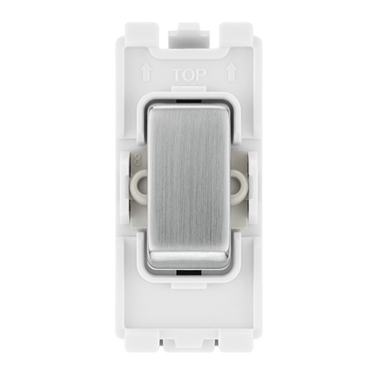 BG 20AX Switch Module Intermediate, Brushed Steel - RBS13