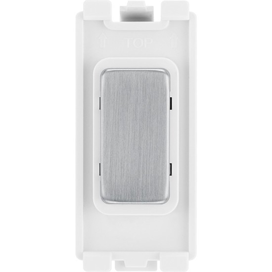BG Blank Module, Brushed Steel - RBSBLNK
