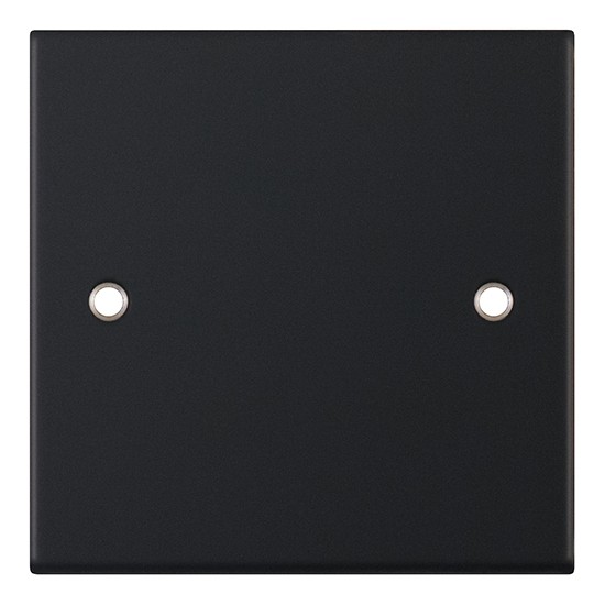 LGA Selectric DSL11-42 Matt Black 1 Gang Blanking Plate