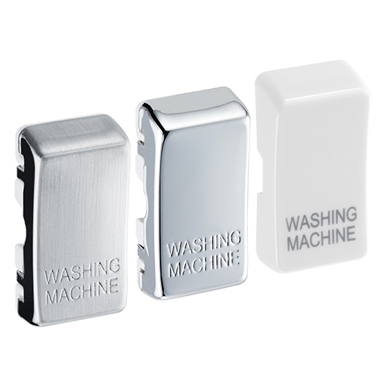 BG Switch Cover - Washing Machine - Polished Chrome