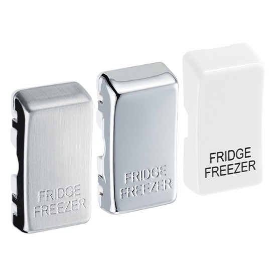 BG Switch Cover - Fridge Freezer - Polished Chrome