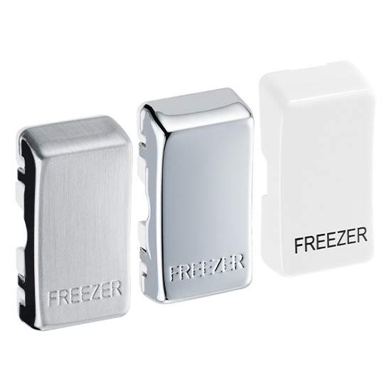 BG Switch Cover - Freezer - Polished Chrome