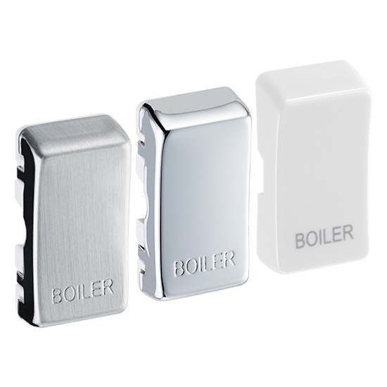 BG Switch Cover - Boiler - Polished Chrome