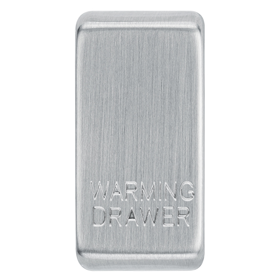 BG RRWCBS Brushed Steel Warming Drawer Rocker