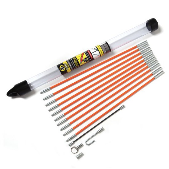 CK Tools T5411 Tool Box Cable Rod Set - 3.3 Metre
