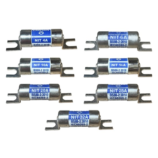 Lawson A1 44.5mm BS88 Offset Tag Industrial Fuse