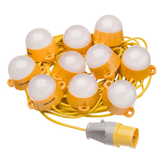 Red Arrow FKF2250W 110V 10 Way Connectable Festoon Kit - 22 Metres