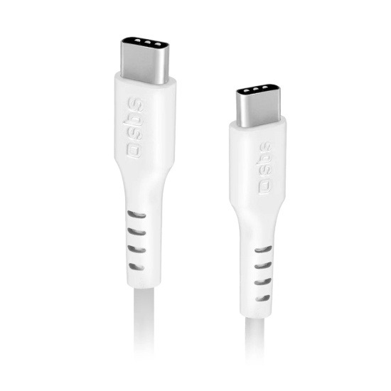 SBS TECABLETCC20W White 2.0 USB-C to USB-C Length - 1.5 Metres