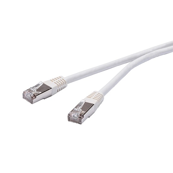 Vivanco VVITLANC620W RJ45 Cat 6 Male x Male White Ethernet Cable - 2 Metres