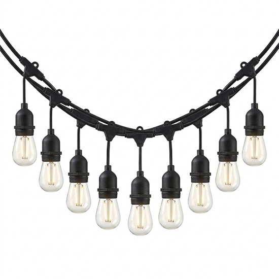 ENER-J T454 LED Filament Festoon String Light Kit - 10.2 Metres