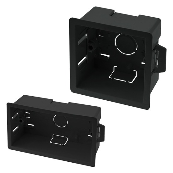 Scolmore 35mm Deep Black Dry Lining Box