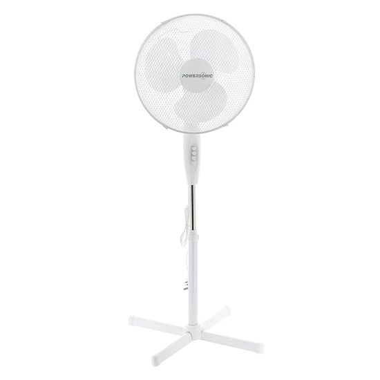 Powersonic PWRHT509 16" 3 Speed Pedestal Fan