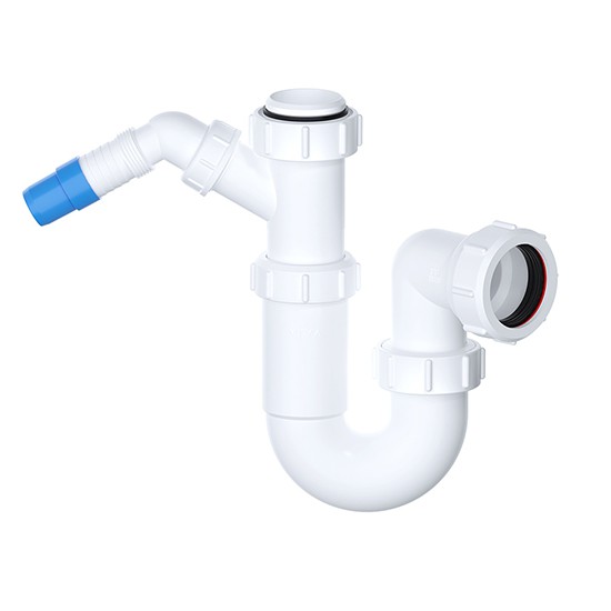 Viva 1.1/2" Sink Trap with Single Washing Machine Nozzle - WTST01