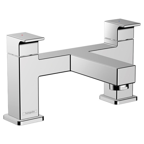Hansgrohe Vernis Shape 2-Hole Rim Mounted Bath Mixer - Chrome