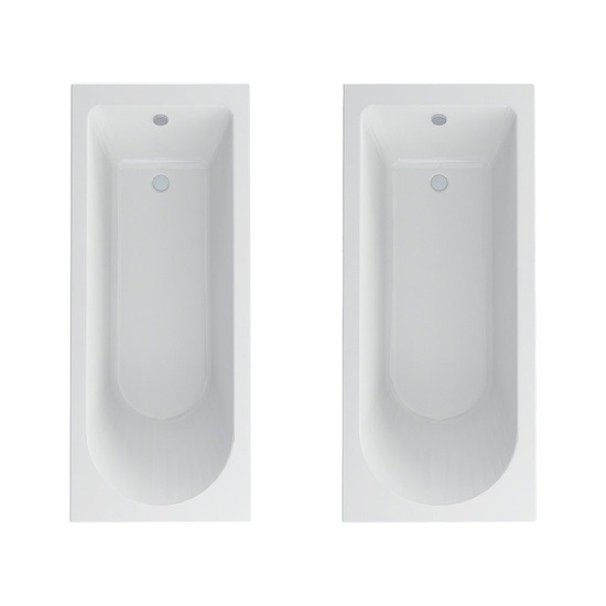 Imex Cast Reinforced Wave Single Ended Bath