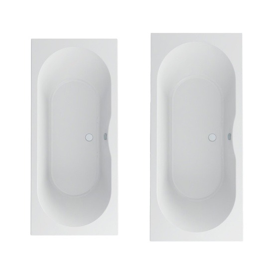 Imex Cast Reinforced Wave Double Ended Bath 