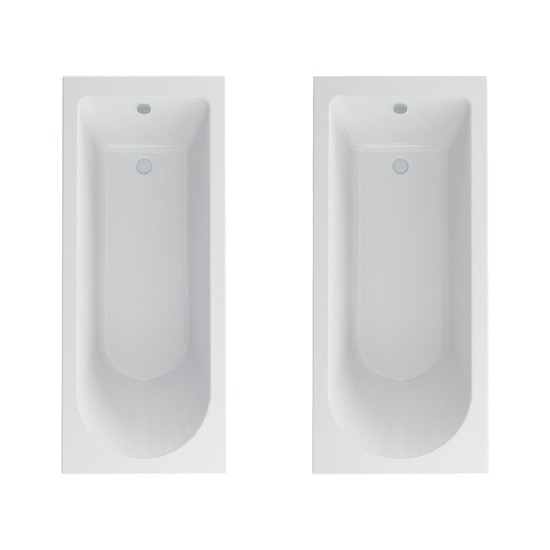 Imex Premiercast Multi Layer Reinforced Wave Single Ended Bath