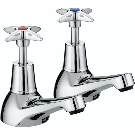 Bristan VAX¾C Cross Top Bath Taps